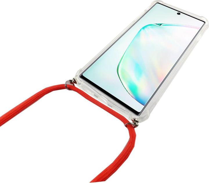 Actual product image König Design Mobile phone chain for Samsung Galaxy Note 10 Plus with strap to hang around cord Pink New