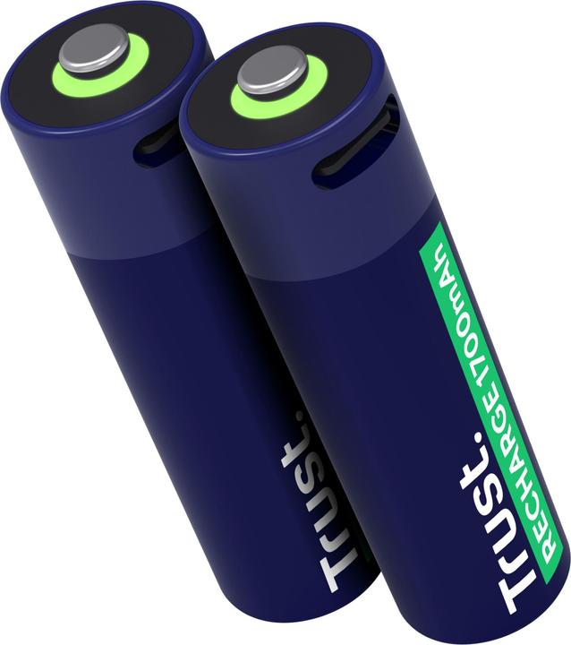 Immagine prodotto Trust Batterie Ricaricabili USB-C 2p (2 pz., AA, 1700 mAh)