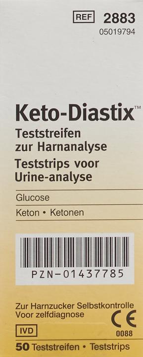 Image du produit Keto Diastix bandeau (50 x)