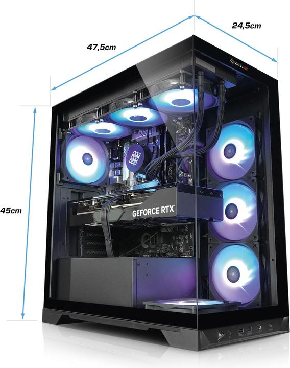 Produktbild Kiebel Invader 14 (i9-14900KF, 32 GB, 2000 GB, GeForce RTX 4090)