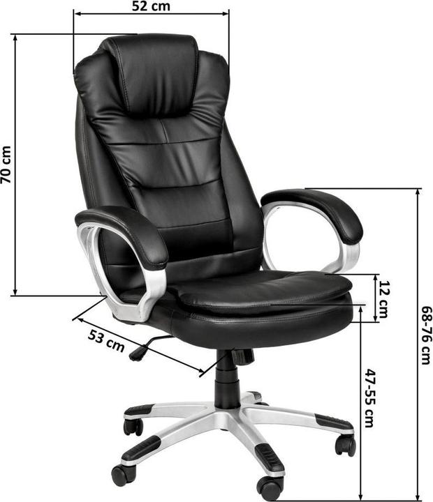 Actual product image tectake Executive chair