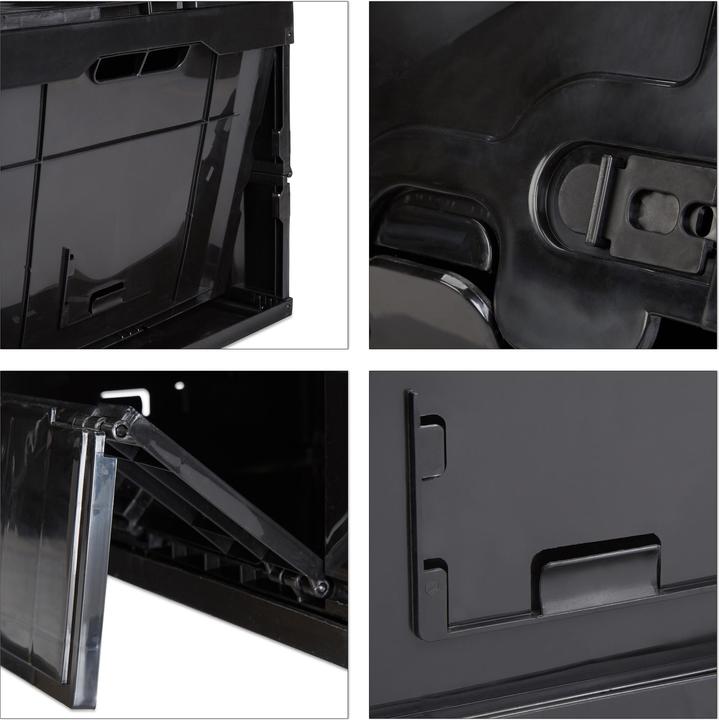 Actual product image Relaxdays Lidded Folding Storage Box (58.5 x 39.5 x 32.5 cm, 60 l)