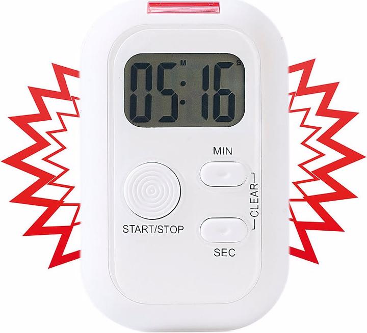 Actual product image Infactory Electronic timer with sound, light and vibration alarm