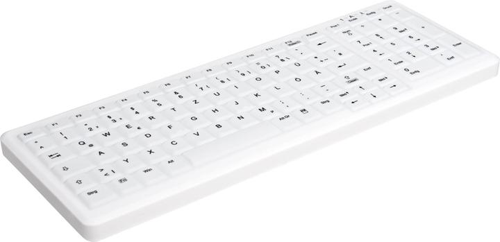 Actual product image Active Key AK-C7000F-FU1-W/GE Keyboard RF wireless + USB White (DE, Wireless)