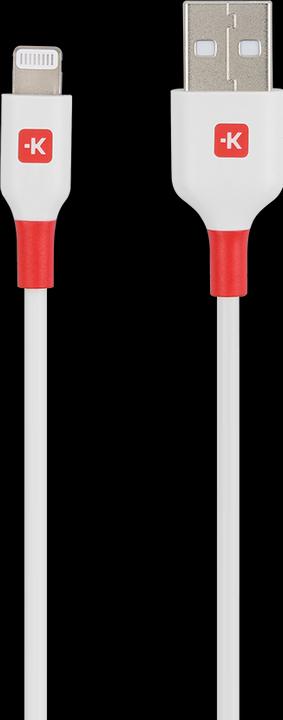Actual product image Skross USB Cable USB to Lightning Cable, 1.2m white (1.20 m, USB 2.0, 28 W)