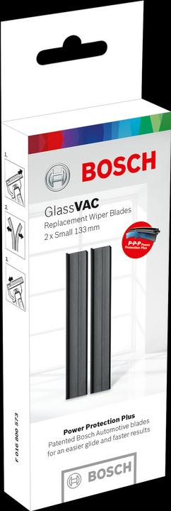 Actual product image Bosch Home & Garden Replacement wiper blades small for GlassVAC
