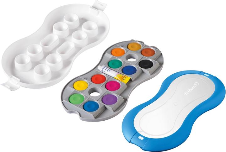 Produktbild Pelikan Deckfarbkasten Space (12 Farben, 1 Deckweiss)