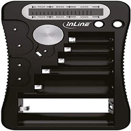 Productafbeelding InLine Batterijtester met LCD-scherm