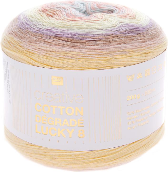 Produktbild Rico Design Creative Cotton Dégradé Lucky 8, 200 g, ca. 800 m (800 m)