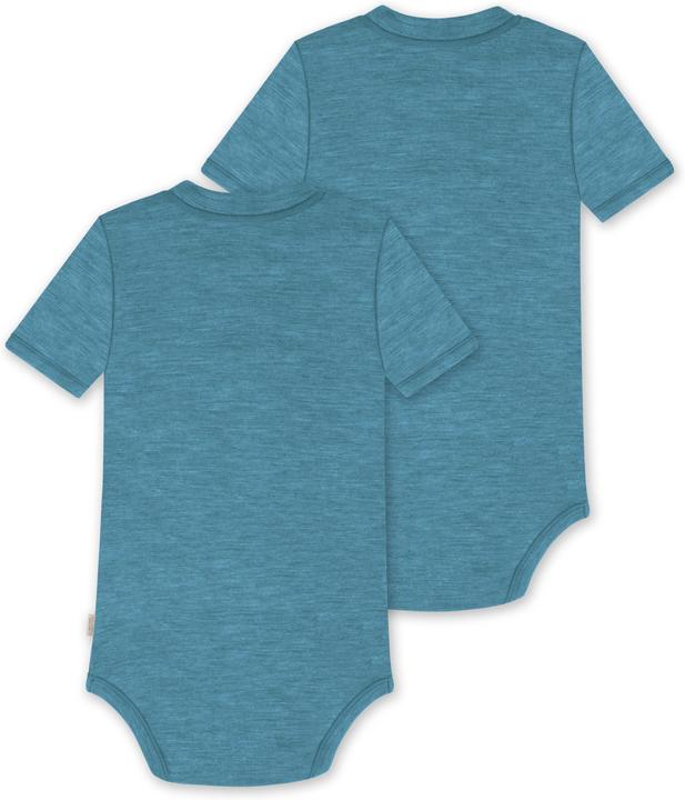 Actual product image Normani Set of 2 baby merino short-sleeved body "Tihoi" - 9313 (68)