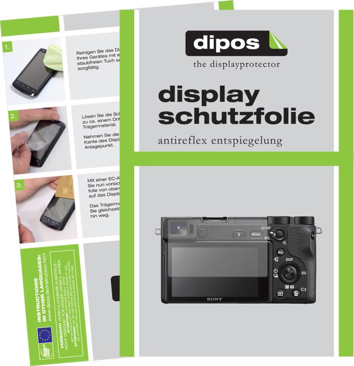 Dipos Displayschutzfolie Antireflex (Displayschutz, Alpha 6500)