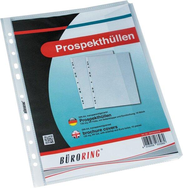Produktbild Büroring Dokumentenhüllen A4 135my VE=10 Stück (A4, 10 x)