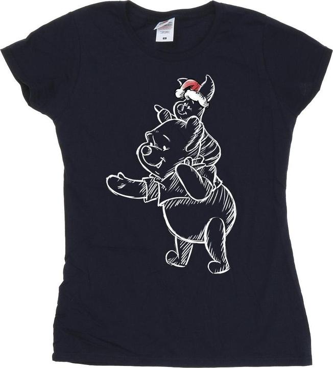 Immagine prodotto Disney Winnie The Pooh Piglet Christmas Maglietta Donna (XL)