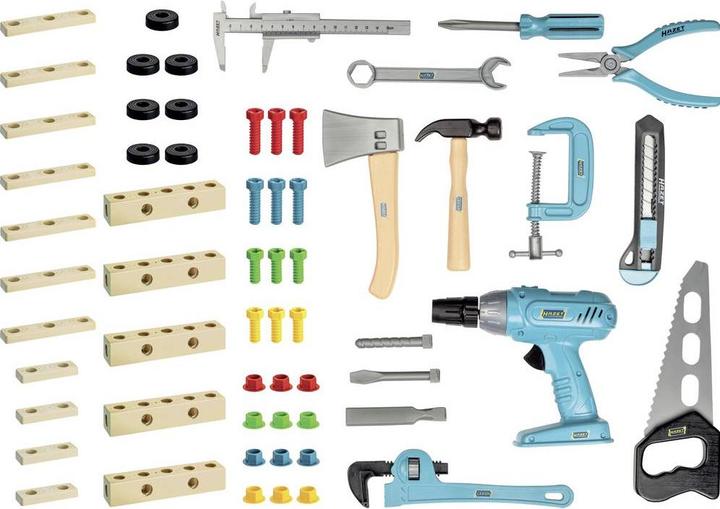 Immagine prodotto HAZET Giocattoli per bambini serie di utensili JUNIORTOOL1 ∙ Numero utensili: 61
