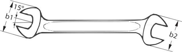 Actual product image Stahlwille Double open-end wrench (13 mm, 17 mm)