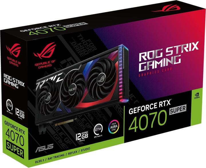 Actual product image ASUS ROG Strix GeForce RTX 4070 SUPER (12 GB)