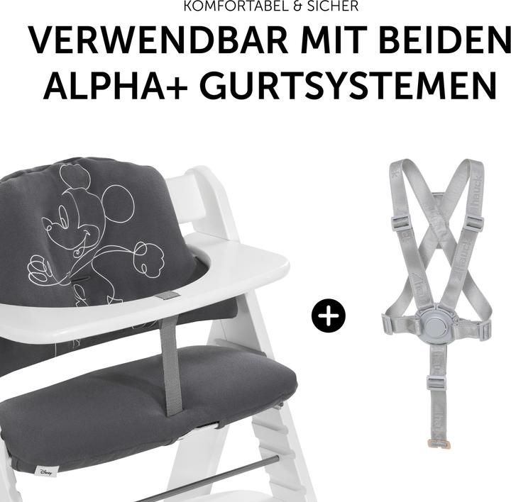 Produktbild Hauck Highchair Pad Select Mickey Mouse Anthracite
