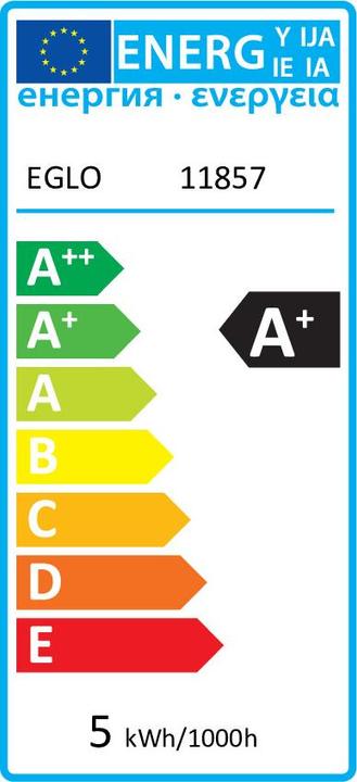 Label énergétique EGLO Connect (E14, 5 W, 470 lm, 1 x, E)