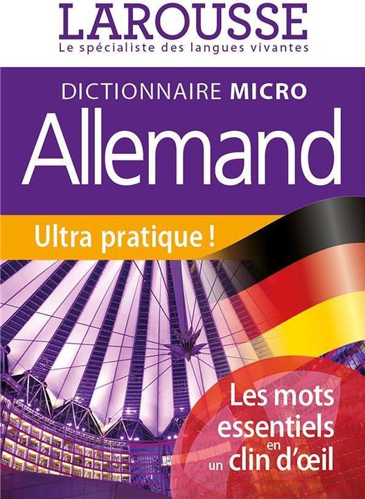 Produktbild Dictionnaire micro allemand : français-allemand, allemand-français (Collectif, Französisch)