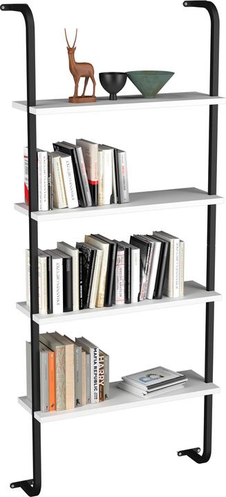 Actual product image VCM Wooden Wall Shelf Hanging Shelf Insasi 4 (64 x 20 x 150 cm)