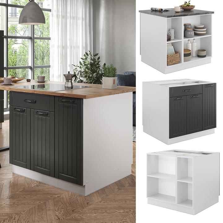 Produktbild Vicco Kücheninsel Fame-Line (90 x 82 x 90 cm)