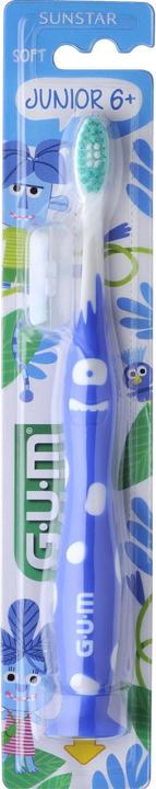 GUM Junior Zahnbürste 6-9 Jahre blau (Weich, 1 x)