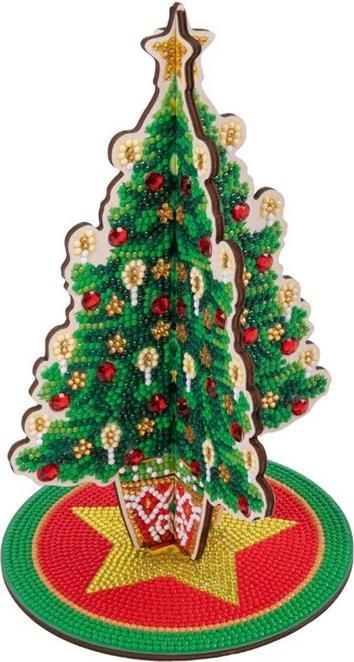 Actual product image Craft Buddy Crystal Art 3D-Weihnachtsbaum – Kreativset für festliche Szenen