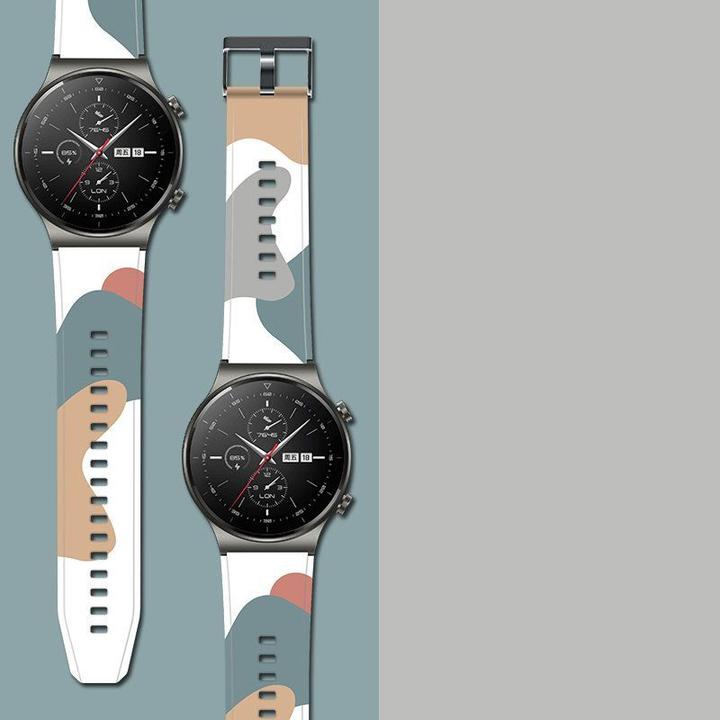 Produktbild Hurtel Strap Moro Band For Huawei Watch GT2 Pro Silicone Strap Camo Watch Bracelet (3) (Kunststoff)