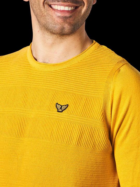 Produktbild Pme Legend Crew Neck Strukture Knit sand (XL)