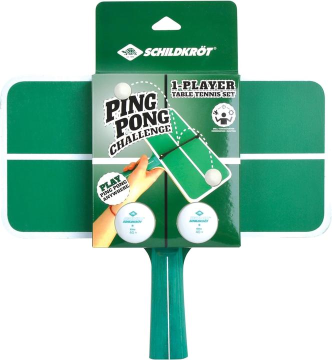 Produktbild MTS Schildkröt 788459 Ping Pong Challenge Tischtennis-Set, Mehrfarbig
