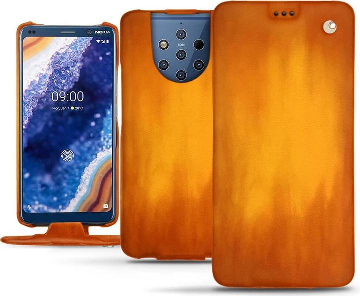 Productafbeelding Noreve Lederen omslag verticaal (Nokia 9 PureView)
