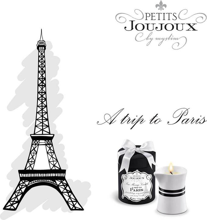Produktbild Petits Joujoux Massagekerze A trip to Paris gross (240 ml)