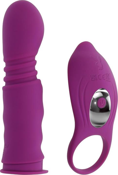 Actual product image Playboy Match Play Duo Vibrator - Purple