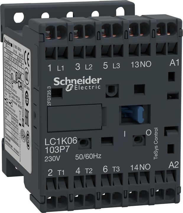 Actual product image Schneider Electric Small contactor 3P+F 230 V 6A