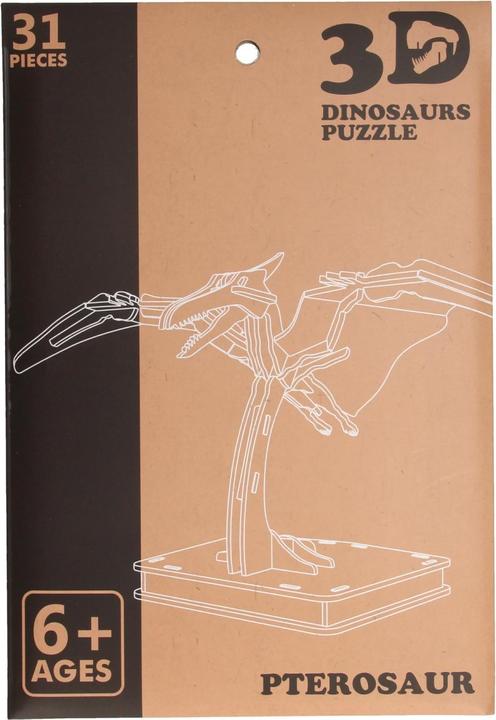 Actual product image Koopman 3D wooden dinosaur puzzle (1000 pieces)
