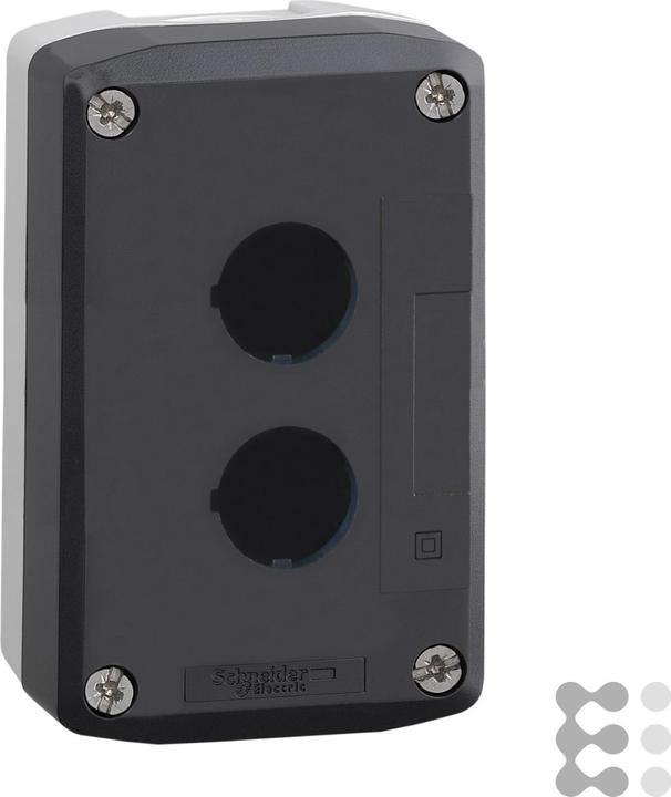 Image du produit Schneider Electric Boîtier bouton-poussoir 22mm 2 trous gris