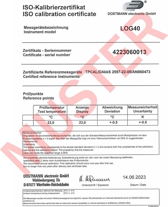 Produktbild TFA LOG 40 PDF Datenlogger