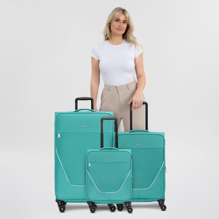 Produktbild Stratic taska 4-Rollen Kofferset 3tlg. mit Dehnfalte (233 l, XL (ab 115l))