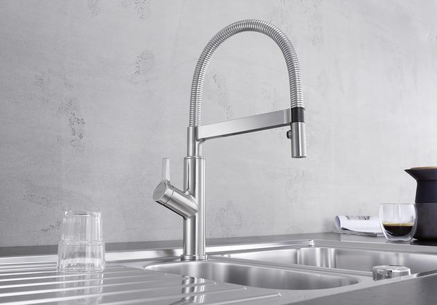 Produktbild Blanco Solenta-S Senso Hebel links