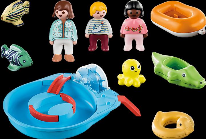 Produktbild Playmobil Fröhliche Wasserbahn (70267, Playmobil 1.2.3)