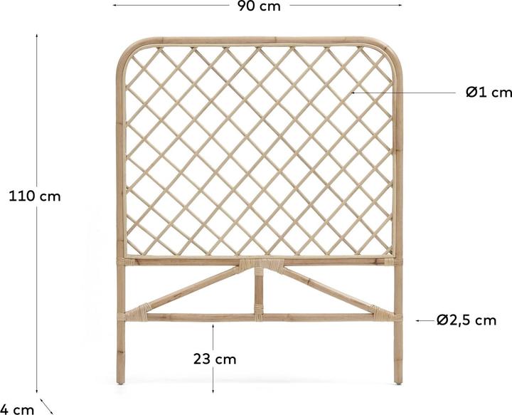 Image du produit Kave Home Citlalli (4 x 90 cm)