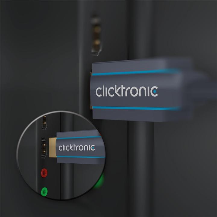 Actual product image clicktronic DisplayPort — HDMI (Typ A) (5 m, DisplayPort, HDMI)