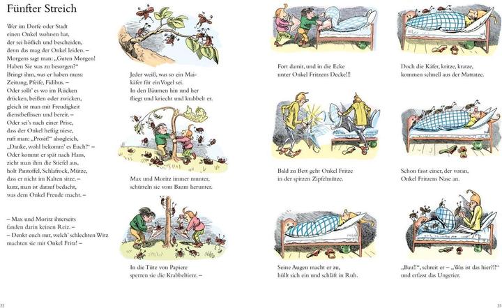 Produktbild Max und Moritz und andere Geschichten in sieben Streichen (Deutsch, Wilhelm Busch, 2021)