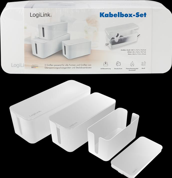 Produktbild LogiLink Kabelbox-Set