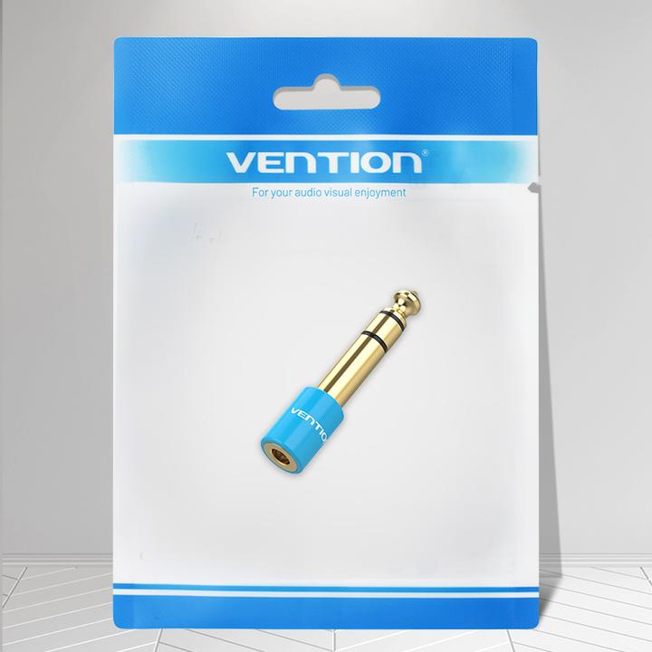 Image du produit Vention Adaptateur audio VAB-S01-L, Jack 3.5mm vers Jack 6.5mm (Adaptateur angulaire)