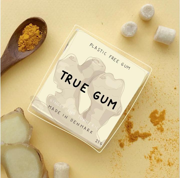 Image du produit True Gum Gingembre et curcuma (1 pcs, 21 g)