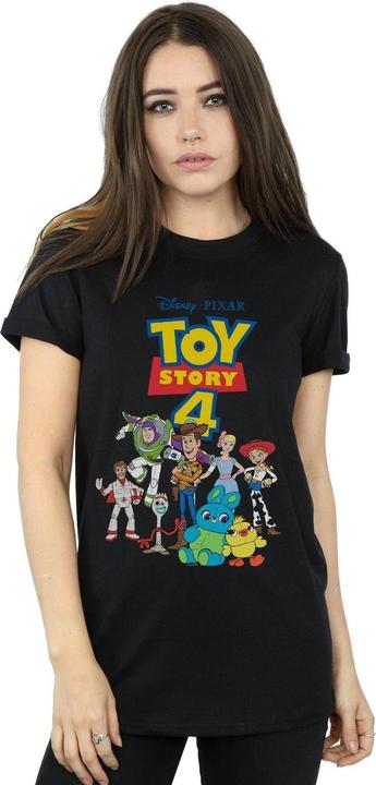 Actual product image Disney Womens/Ladies Toy Story 4 Crew Cotton Boyfriend T-Shirt (S)