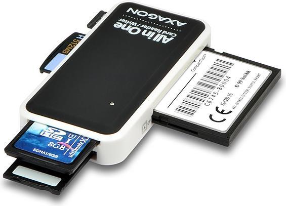 Produktbild Axagon CRE-X1 - CF - CF Typ II - MMC - MMC Mobile - MMCmicro - MS Duo - MS PRO - Speich (USB 2.0)