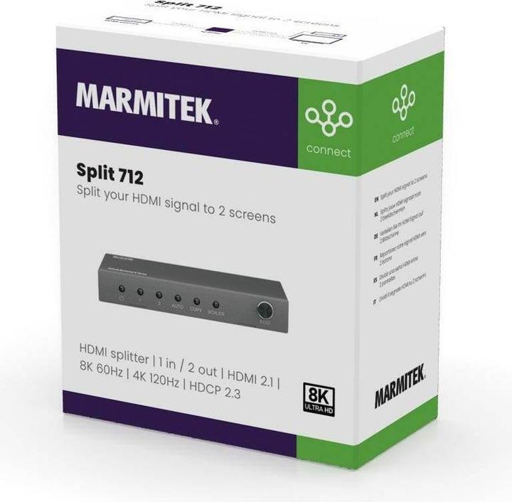 Actual product image Marmitek Distributeur HDMI Split 712