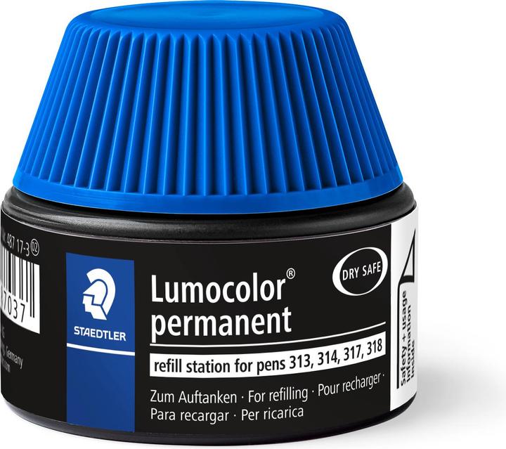 Actual product image Staedtler LUMOCOLOR REFILL STATIONS - Refill ink (Blue, 4 x)